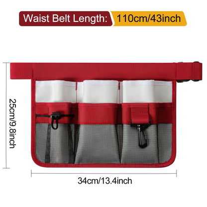 Heavy-Duty Gardener's Tool Belt | Premium Waterproof Multi-Pocket Utility Pouch