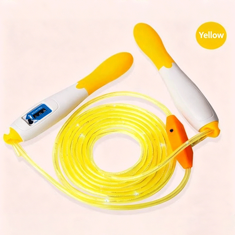 🪀Jump rope with colorful LED lights✨