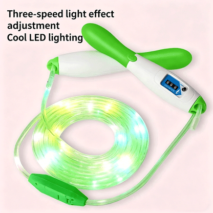 🪀Jump rope with colorful LED lights✨