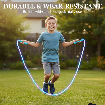 🪀Jump rope with colorful LED lights✨