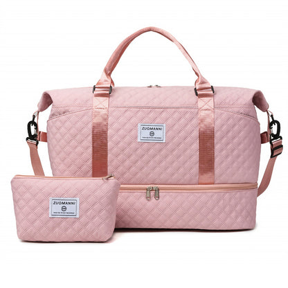 Anymom Mommy Diaper Bag Pink Handbag for Mom Waterproof Tote Yoga Gym Wet Bag Large Capacity for Travel and Sports