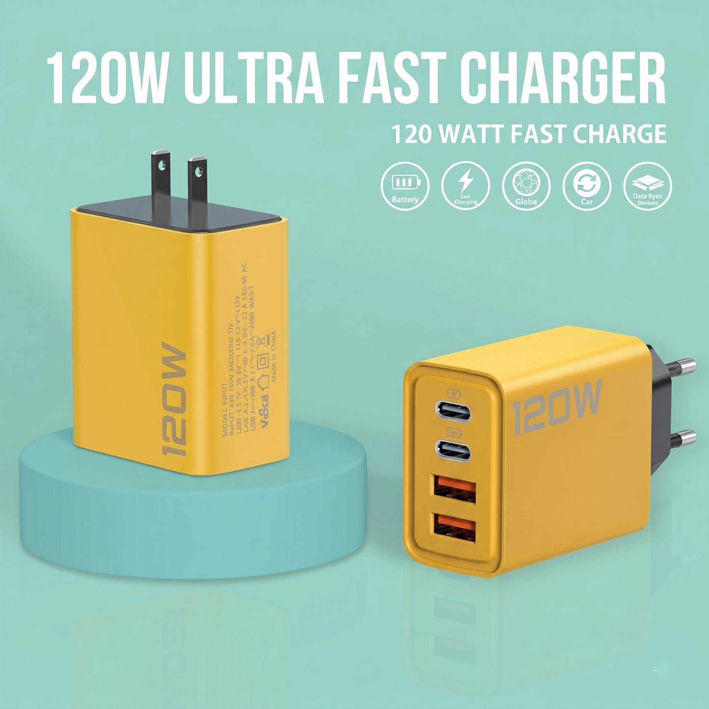 3-in-1 Retractable Fast Charger