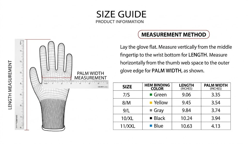 CE Certified EN388 Safety Gloves | Level 5 Cut Resistant & Abrasion Proof HPPE Work Gloves
