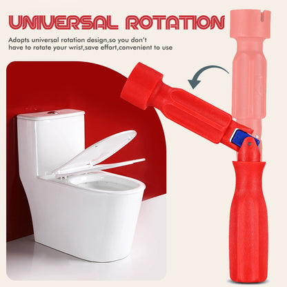 Multi-Functional Toilet Seat & Sink Wrench | Plumbing Installation Tool for Hard-to-Reach Nuts
