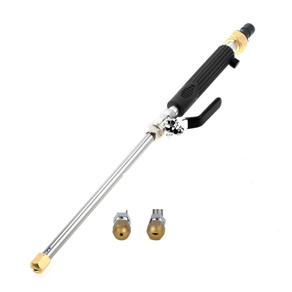 High Pressure Power Washer Wand for Garden Hose - Professional Car Wash Sprayer with 2 Nozzles for Home Cleaning, Garden Watering & Pet Washing