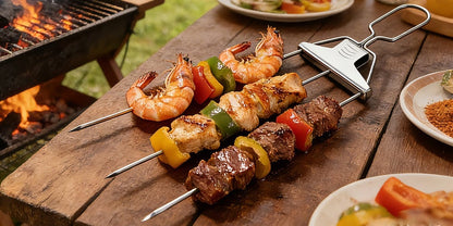 7 Reasons BBQ Pros Are Ditching Single Skewersfor This "Anti-Spin" Grilling Breakthrough