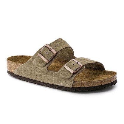 Heritage Crafted Full-Grain Leather Cork Sandals