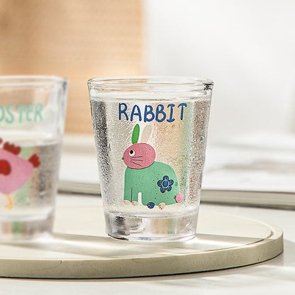 Kawaii Glass Shot Cups | Cute Cartoon Mini Glasses for Soju, Sake & Espresso