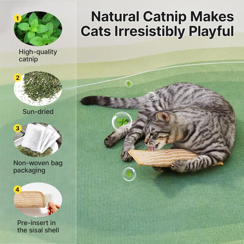 🔥🐱Interactive Catnip Chew Toy with 30,000mg A+ Organic Catnip