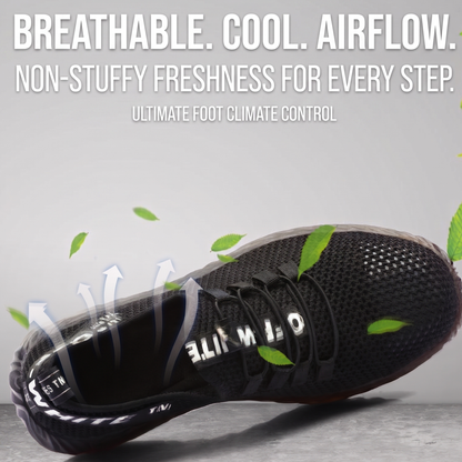 Men's Summer Breathable Safety Shoes — Anti-Smash & Puncture-Resistant