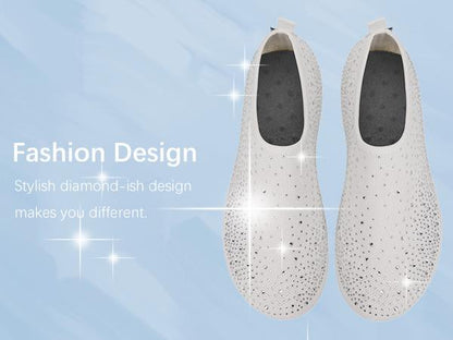 ✨ Sparkle Barefoot Water Shoes for Women | Quick-Dry, Lightweight Aqua Socks for Beach, Swim, Surf & Yoga