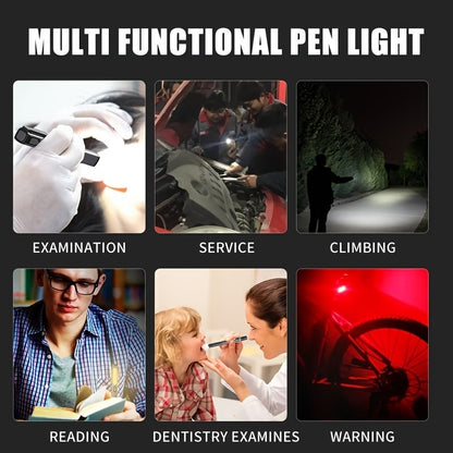 6-in-1 Magnetic EDC Penlight | Rechargeable Inspection & Auto Work Light with LED Display