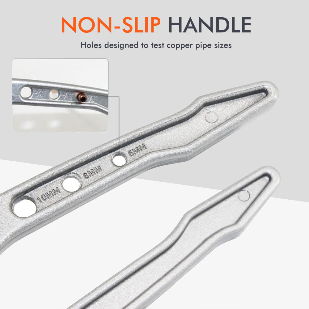 🔧 Heavy Duty 3-in-1 Tube Bender | 180° Pipe Bending Tool for Copper, Brass & Aluminum