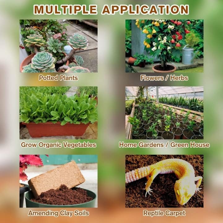 🔥 🌱 Premium Organic Coconut Coir Bricks For Plants🥥