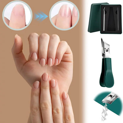 Wide Jaw Opening Nail Clippers for Thick Nails | Heavy Duty Podiatrist Tool Set