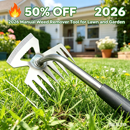 Manual Weed Remover Tool for Lawn and Garden