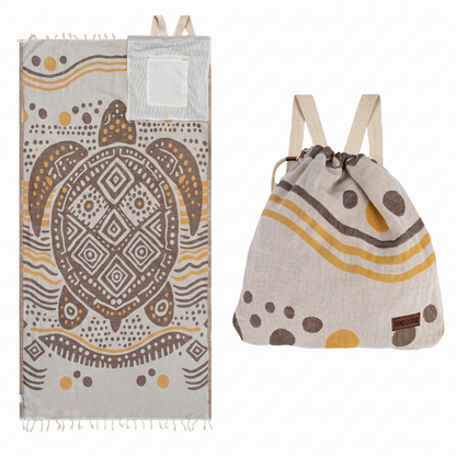 The Ultimate 2-in-1 Beach Towel & Travel Backpack