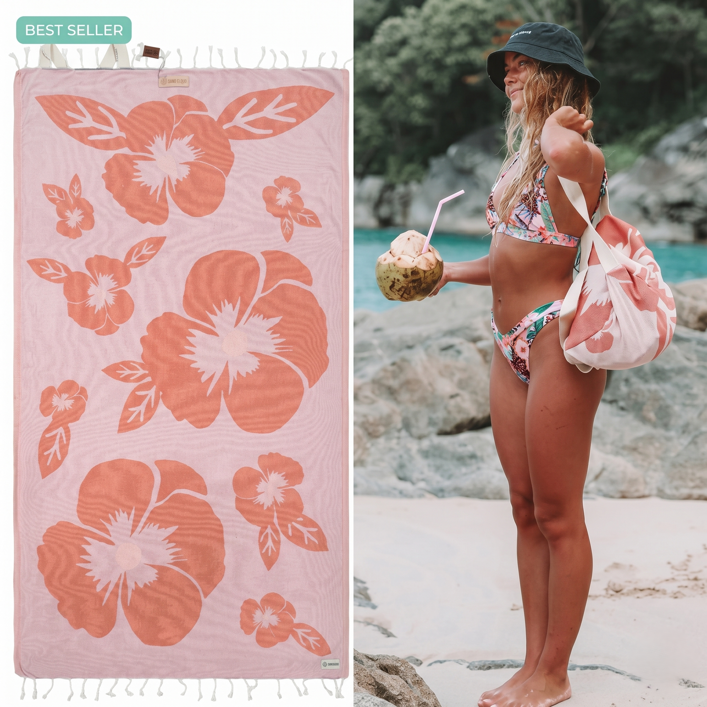 The Ultimate 2-in-1 Beach Towel & Travel Backpack