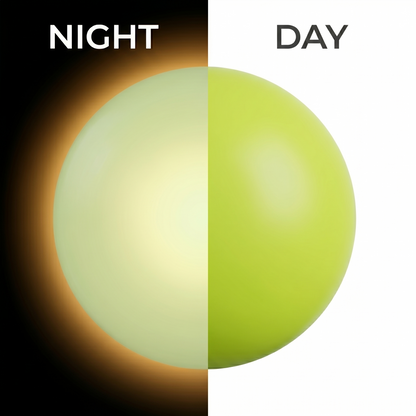 Glow-in-the-Dark Sticky Stress Balls - Luminous Ceiling Balls for Kids & Adults