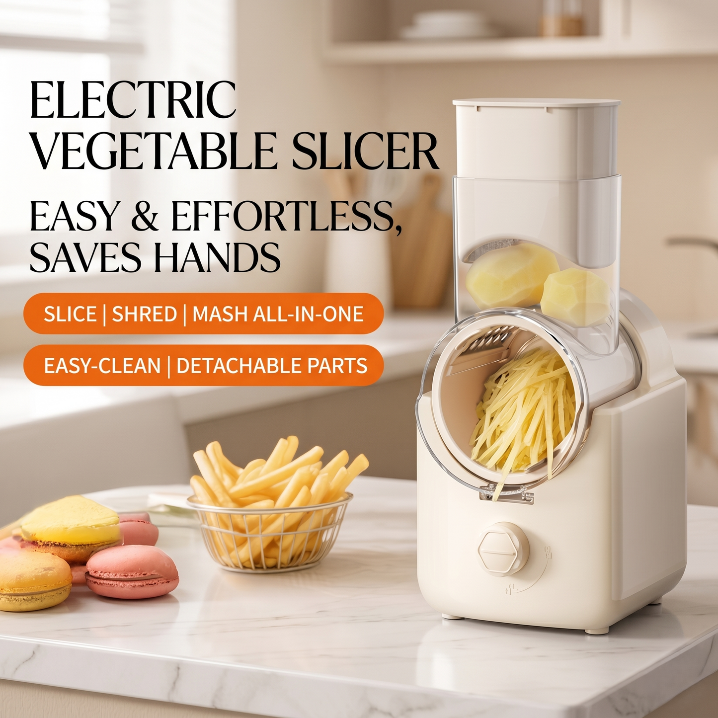 Multi-functional Automatic Vegetable Slicer — Say Goodbye to Tedious Prep