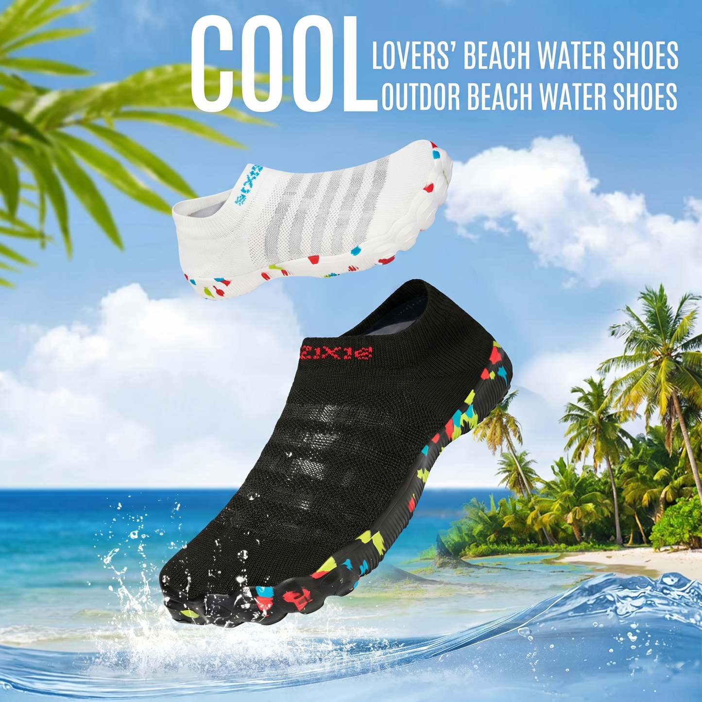 Quick-Dry Water Shoes for Beach, Swim & Outdoor Adventure