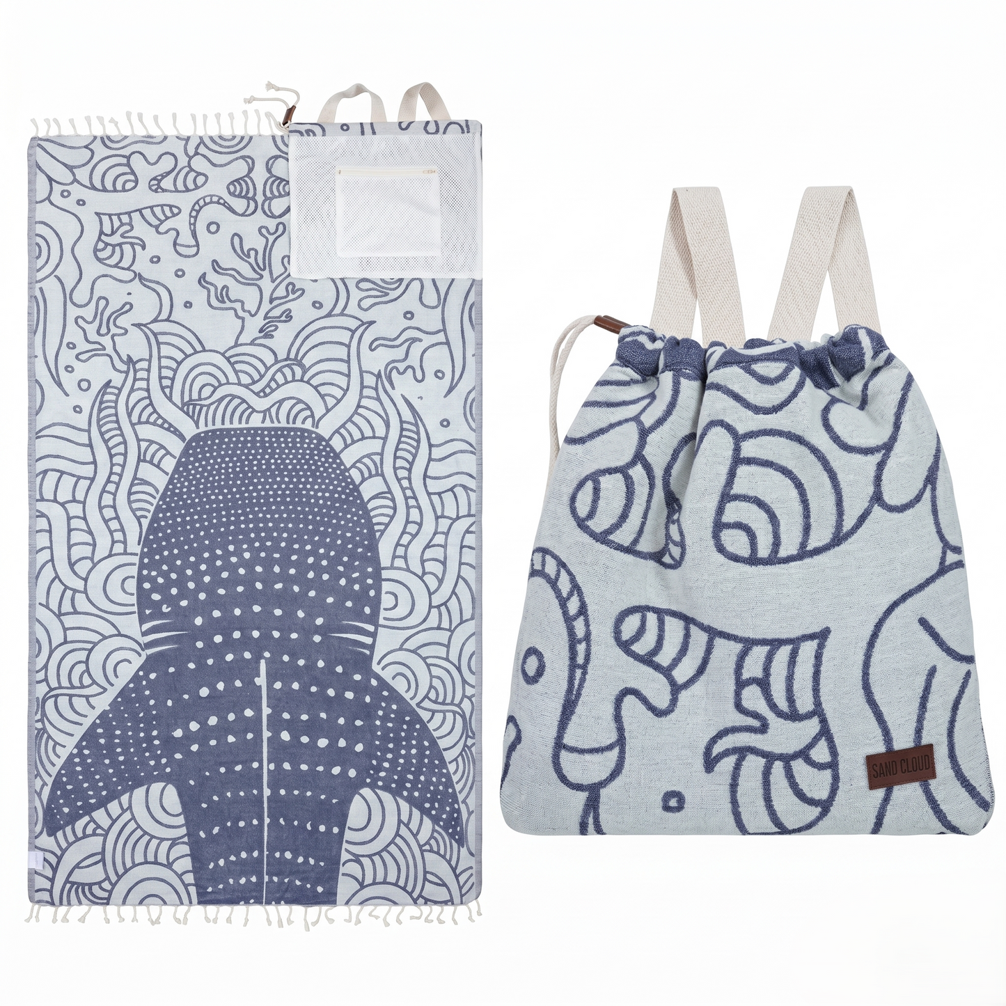 The Ultimate 2-in-1 Beach Towel & Travel Backpack