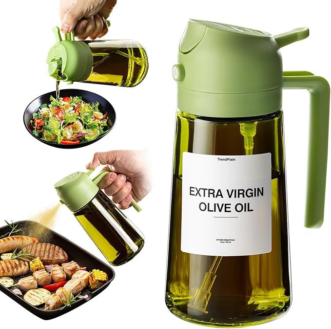 💕2 in 1 Glass Oil Sprayer & Dispenser