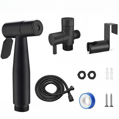 304 stainless steel pressurized spray gun, bathroom shower handheld bidet, shower cleane