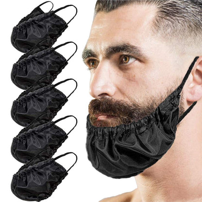 Premium Men's Beard Guard Snood | Breathable Facial Hair Cover for Sleeping, Eating & Cooking
