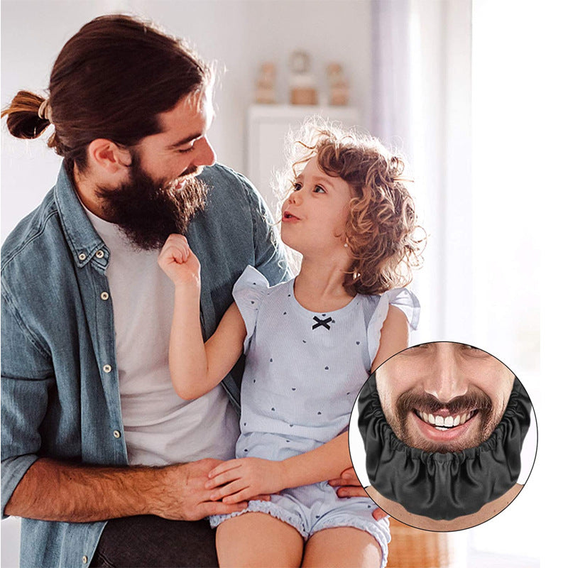 Premium Men's Beard Guard Snood | Breathable Facial Hair Cover for Sleeping, Eating & Cooking