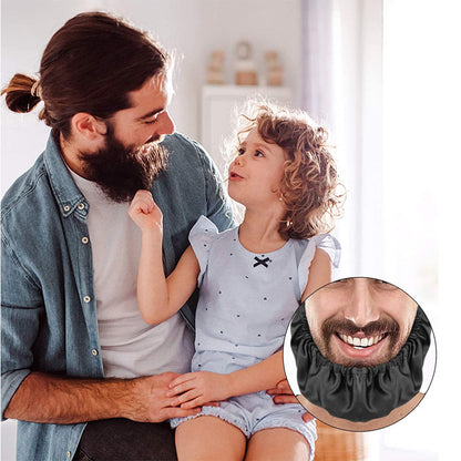 Premium Men's Beard Guard Snood | Breathable Facial Hair Cover for Sleeping, Eating & Cooking