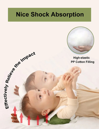 🛡️ Adorable Baby Head Protector Backpack | Anti-Fall Safety Cushion for Walking & Crawling