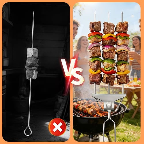7 Reasons BBQ Pros Are Ditching Single Skewersfor This "Anti-Spin" Grilling Breakthrough
