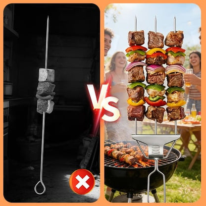 7 Reasons BBQ Pros Are Ditching Single Skewersfor This "Anti-Spin" Grilling Breakthrough