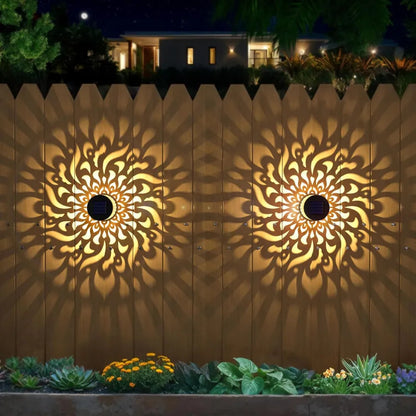🔥Limited 50% OFF🔥Solar Mandala Projector Light Patio Ambient Decor