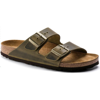 Heritage Crafted Full-Grain Leather Cork Sandals