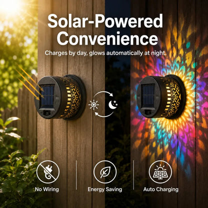 🔥Limited 50% OFF🔥Solar Mandala Projector Light Patio Ambient Decor
