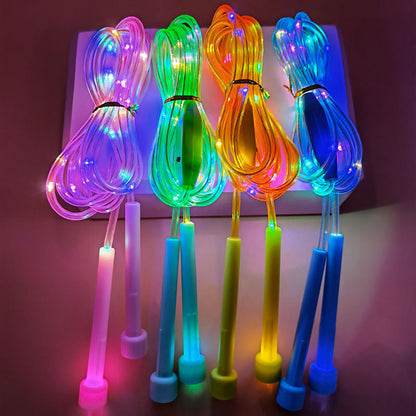 🪀Jump rope with colorful LED lights✨