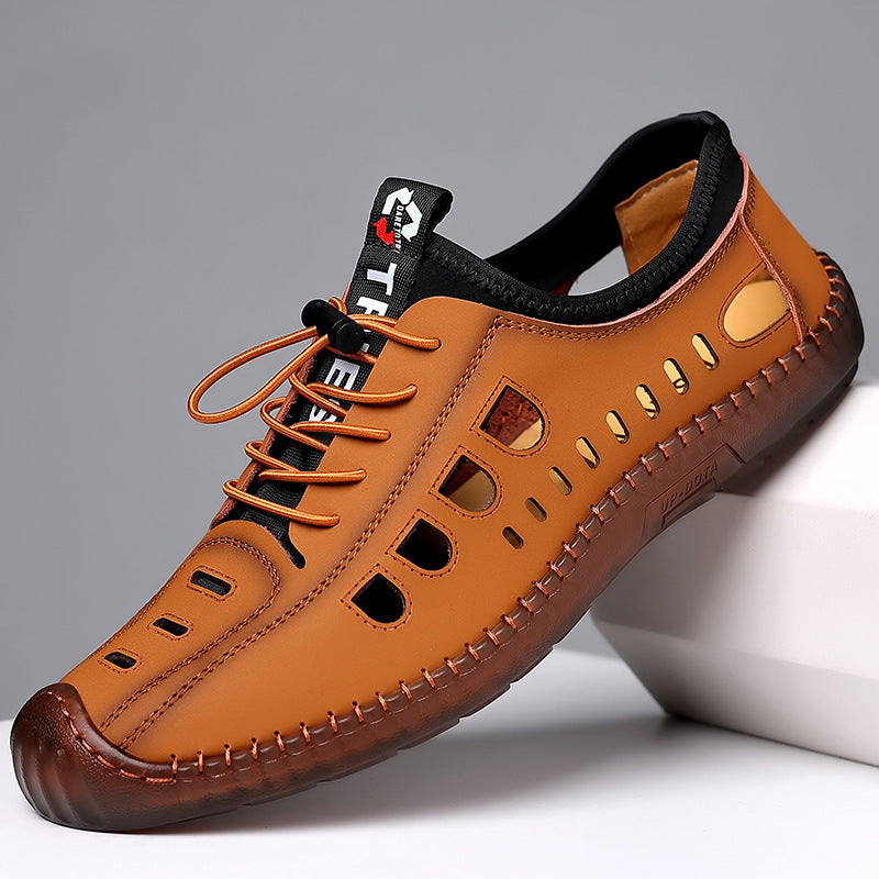 ⚡Hot Sales 50% OFF🔥Men's Fashionable Casual Openwork Sandals