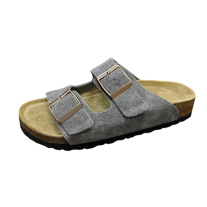 Heritage Crafted Full-Grain Leather Cork Sandals