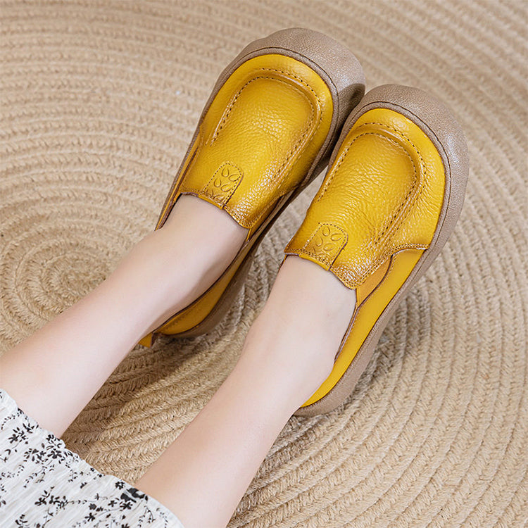 🥿🥿Spring 2026 New Original Leather Women's Single Shoes With Super Soft Sole
