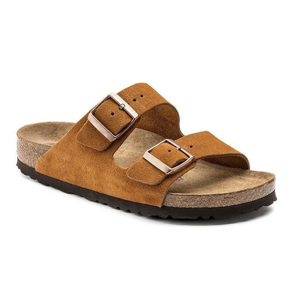 Heritage Crafted Full-Grain Leather Cork Sandals