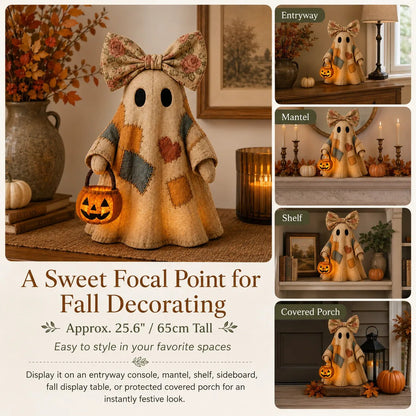 Lighted Vintage Patchwork Ghost 👻  Free Shipping