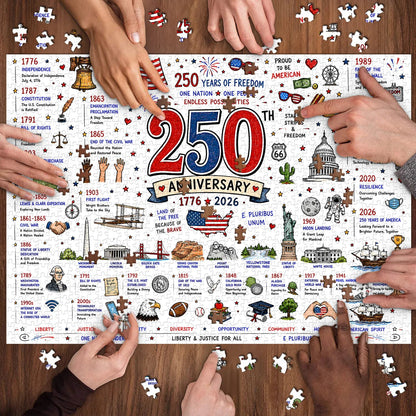 🧩 Patriotic America Jigsaw Puzzle 1000 Pieces 🎁 Free Shipping
