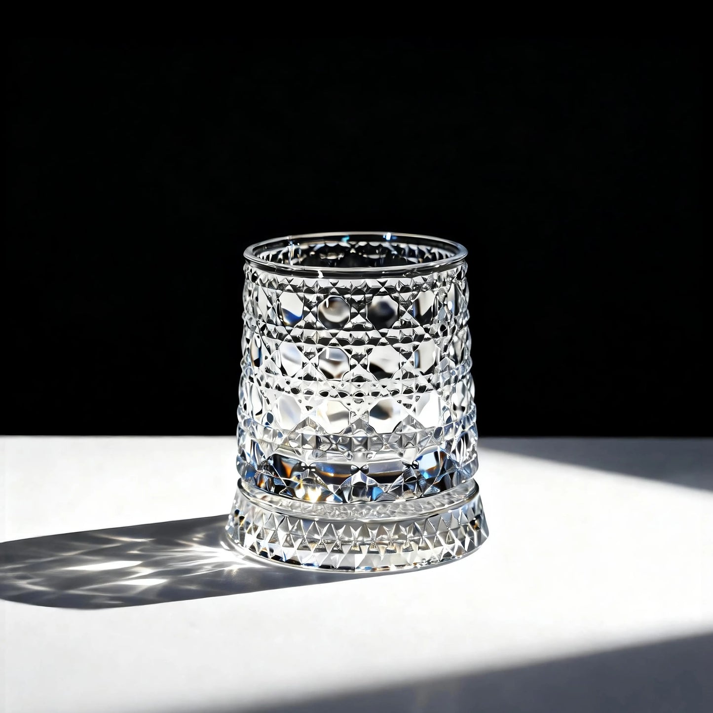 Luxury 360° Spinning Whiskey Glass | Star-Cut Heavy Tumbler for Tasting & Stress Relief