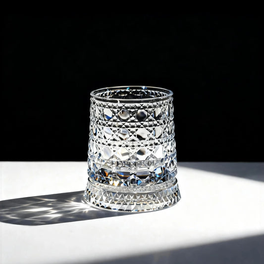 Luxury 360° Spinning Whiskey Glass | Star-Cut Heavy Tumbler for Tasting & Stress Relief