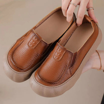 🥿🥿Spring 2026 New Original Leather Women's Single Shoes With Super Soft Sole
