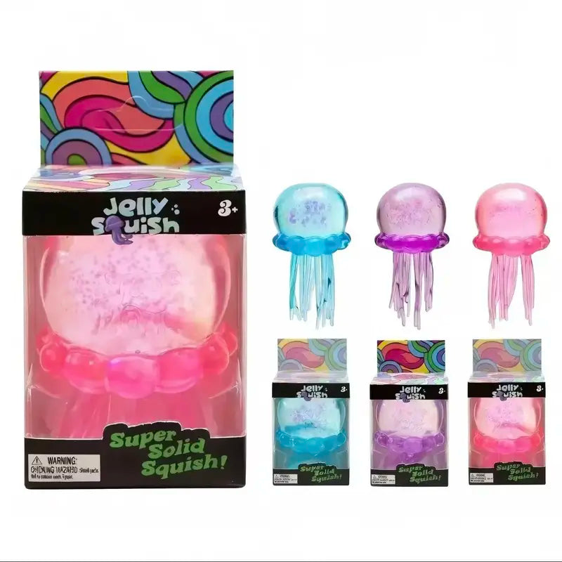 Glitter Jellyfish Fidget Toy – Sensory Stress Relief for Kids & Adults