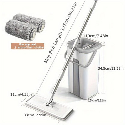 Mop and Bucket with Wringer Set