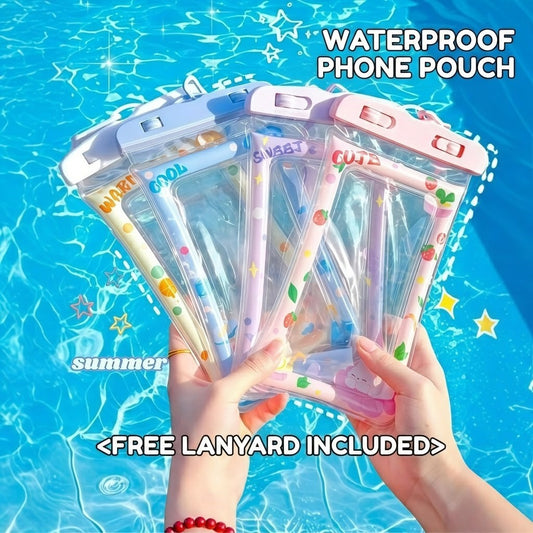 🌊 [Buy 2 Get 1 Free] Cute Floating Waterproof Phone Pouch | Universal Touchscreen Underwater Case